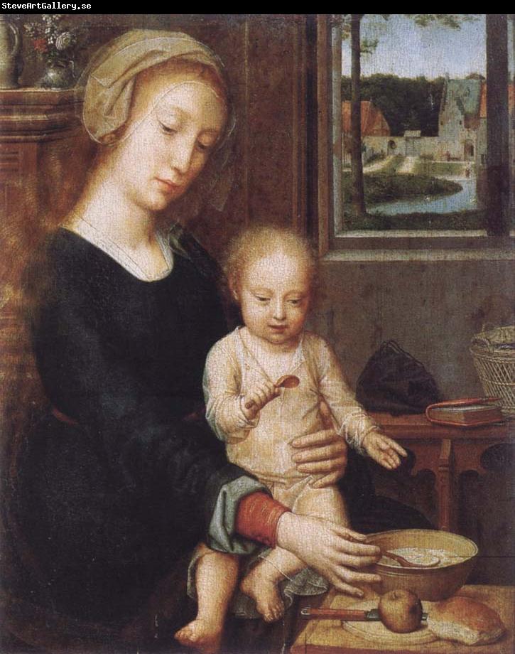 Gerard David Maria with child